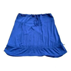 Lole royal blue athletic skirt upf 50+ /4way stretch skirt size XL EUC